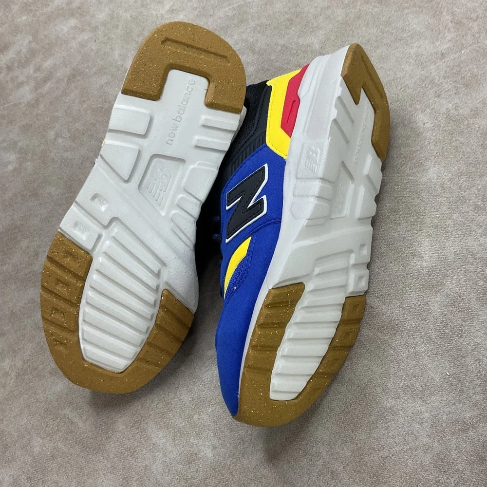 New Balance 997H Kids Blue Black‎ Yellow Red Sneakers Shoes Youth Size 3 US